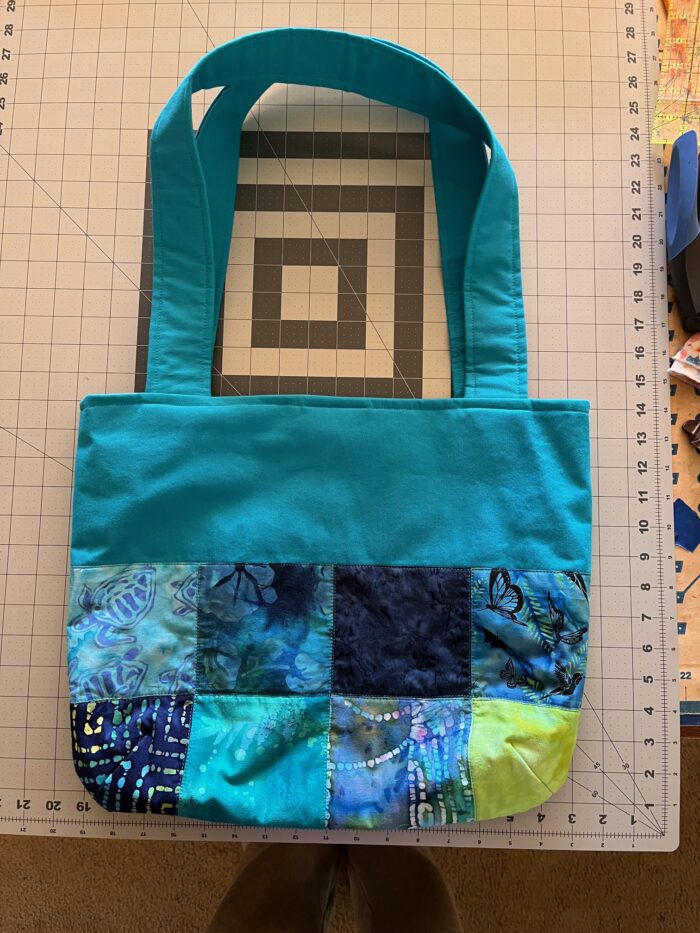Batik Patchwork Tote Bag from Mary Reynolds