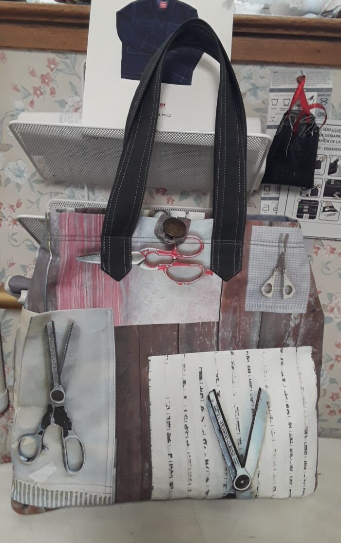 Shear Poetry Tote Bag by Claire De Lucchi - Image 6